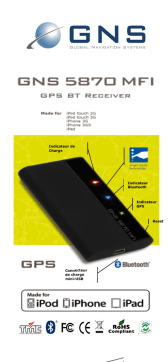 Navilock GNS 5870 MFi Bluetooth GPS Empfänger Made Manuel utilisateur