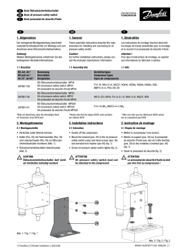 Guide d'installation du pressostat de sécurité d'huile BOCK