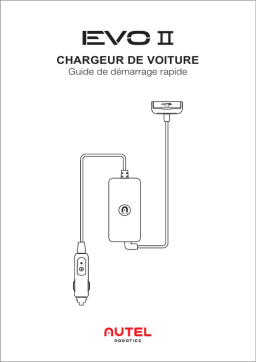 Manuel Autel EVO II Chargeur de Voiture - Télécharger PDF
