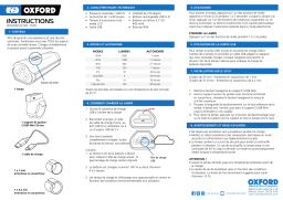 Manuel d'utilisation Oxford LD756