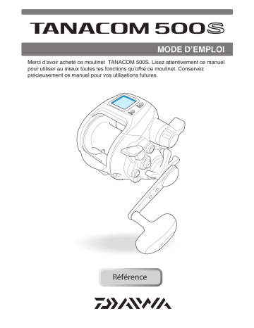 Manuel du propriétaire Daiwa TANACOM 500S | Fixfr