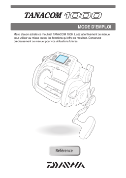 Manuel du propriétaire Daiwa TANACOM 1000