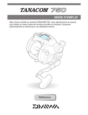 Manuel du propriétaire Daiwa TANACOM 750 - Télécharger et lire en ligne | Fixfr