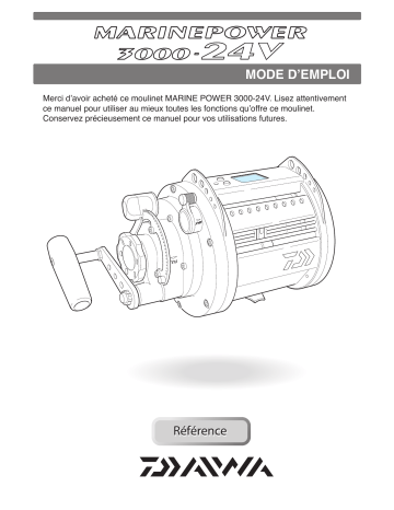 Manuel du propriétaire Daiwa MARINEPOWER 3000-24V | Fixfr