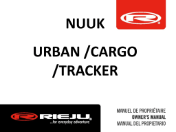 Manuel du propriétaire RIEJU Nuuk Urban 6 - Moto électrique urbaine