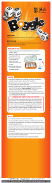 Boggle Classique Manuel d'Instructions  - Téléchargez le PDF