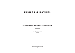 Fisher & Paykel RDV3 Guide d'installation