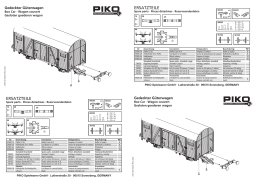 Manuel utilisateur PIKO 37972