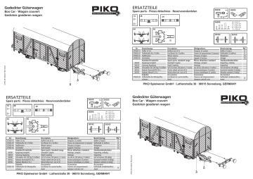 Manuel utilisateur PIKO 37972 | Fixfr