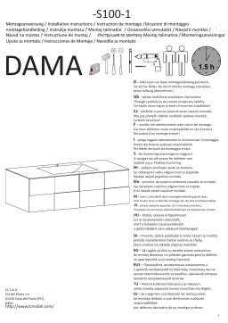 Icmobili S100-1 Dama Manuel d'installation