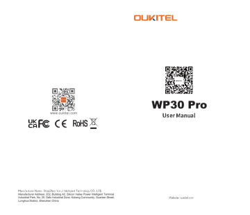 Manuel Utilisateur OUKITEL WP30 Pro - Télécharger PDF | Fixfr