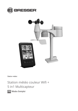 Manuel utilisateur Bresser YC9387 - Station météo couleur WiFi