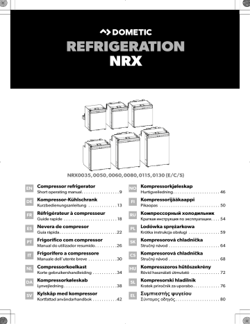 Manuel d’utilisation NRX0035 - Dometic | Fixfr