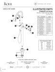 Manuel d'utilisation HOUSE OF ROHL TPN06HF1LM - PalladianMC