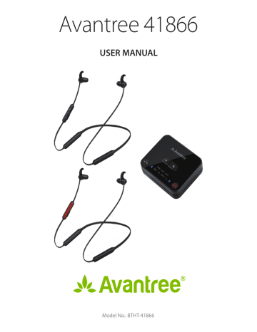 Manuel d'utilisateur Avantree BTHT-41866 - Télécharger PDF | Fixfr