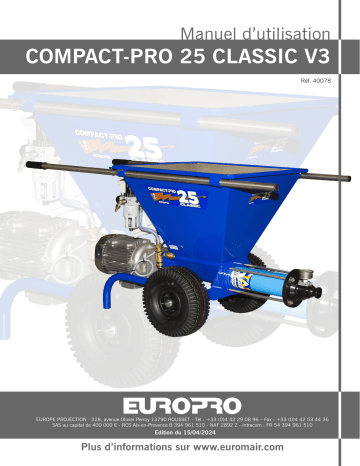 Manuel Utilisateur Euromair COMPACT-PRO 25 CLASSIC V3 | Fixfr