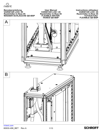 Manuel Utilisateur nVent 60630-498_BET - Refroidisseur de rack en rangée | Fixfr