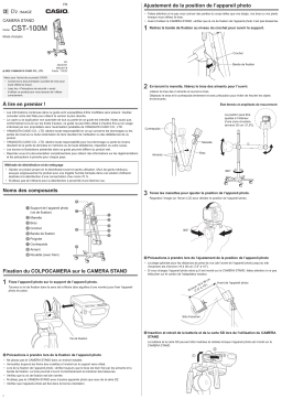 Casio CST-100MNEW Manuel utilisateur - Documentation produit