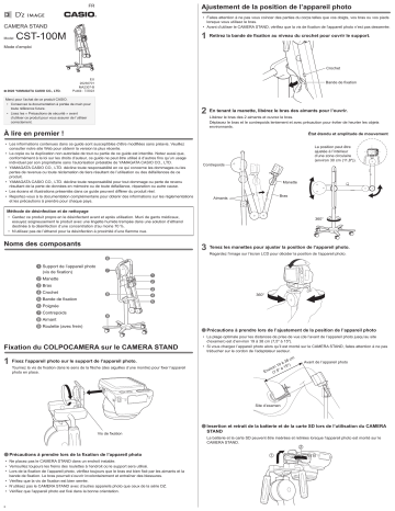 Casio CST-100MNEW Manuel utilisateur - Documentation produit | Fixfr