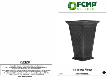 FCMP Outdoor CP3000 Manuel d'utilisation | Fixfr