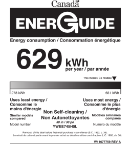 Manuel d'utilisation Whirlpool YWEE745H0LZ - Télécharger PDF