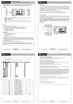 Manuel d'instructions FrSky RB10