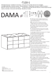 Manuel d'installation LC DAMA T120 - T&eacute;l&eacute;charger guide PDF