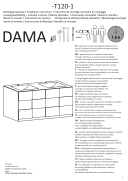 Manuel d'installation LC DAMA T120 - Télécharger guide PDF