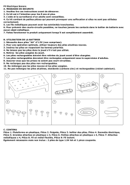 Manuel du propriétaire 4M 00-03232 - Sonnette électrique