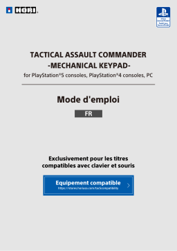 Manuel d'utilisation Hori Tactical Assault Commander PS5