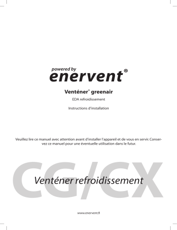 Manuel Enervent EDA Cooling (CG et CW) | Fixfr