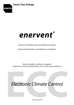 Enervent ECC Manuel d'utilisation - Système de ventilation