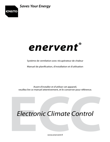 Enervent ECC Manuel d'utilisation - Système de ventilation | Fixfr