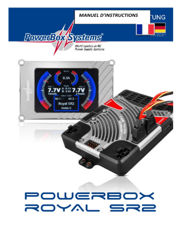 PowerBox Royal SR2 Manuel du Propriétaire | Fixfr