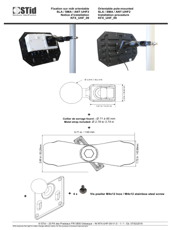 Stid KFX UHF 09 Manuel utilisateur | Fixfr