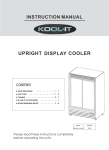 Kool-It KOOL-IT KSM-50 Double Sliding Door Cooler Manuel utilisateur