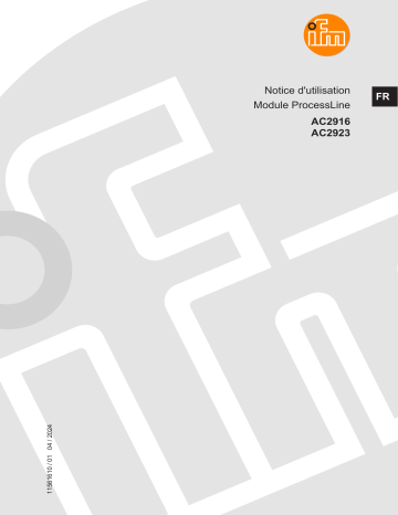 Manuel IFM AC2916 - Module d'entrée analogique AS-i | Fixfr