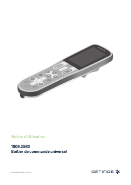 Getinge Universal Remote Control - Manuel d'utilisation