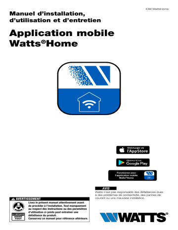 Watts Home App Manuel utilisateur | Fixfr