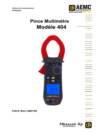 AEMC instruments PV Clamp-on Meter 404 Manuel utilisateur | Fixfr