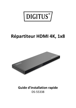 Digitus DS-55338 - Guide de démarrage rapide