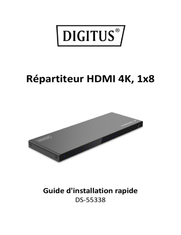 Digitus DS-55338 - Guide de démarrage rapide | Fixfr