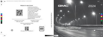 Manuel GMC Acadia 2024: Guide du propriétaire | Fixfr