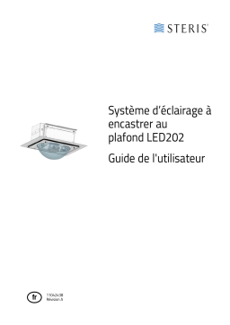 Mode d'emploi Systeme d'Eclairage LED202 Steris Amsco Ld202