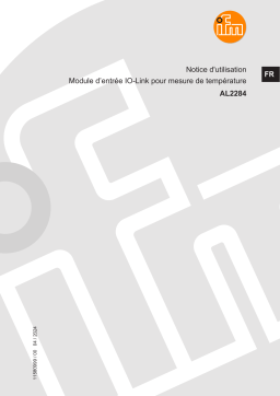 Documentation IFM AL2284 - Module d’entrée IO-Link pour mesure de température