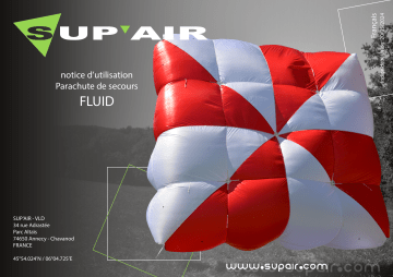 Manuel d’utilisateur SUPAIR Fluid | Fixfr