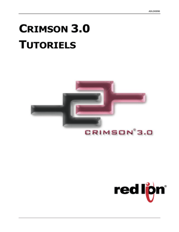 Manuel utilisateur de red lion Crimson 3.0 - Télécharger PDF | Fixfr