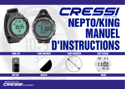 Cressi Nepto/King Mode d'emploi