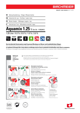 Birchmeier 11953401 Mode d'emploi