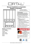 Ortal 21818 Installation manuel